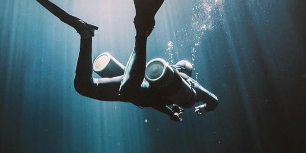Diving in Cenote Mexico